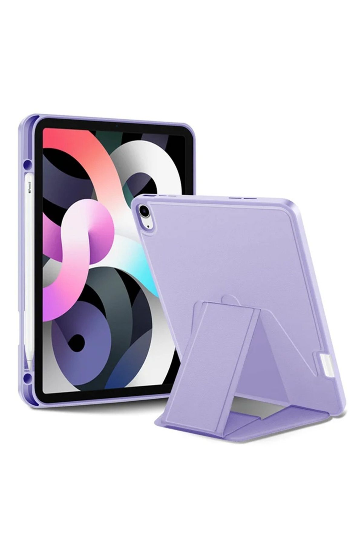 MMPSHOP İpad 10.Nesil 2022 10.9 İnç Uyumlu Kalem Bölmeli Standlı Tablet Kılıf