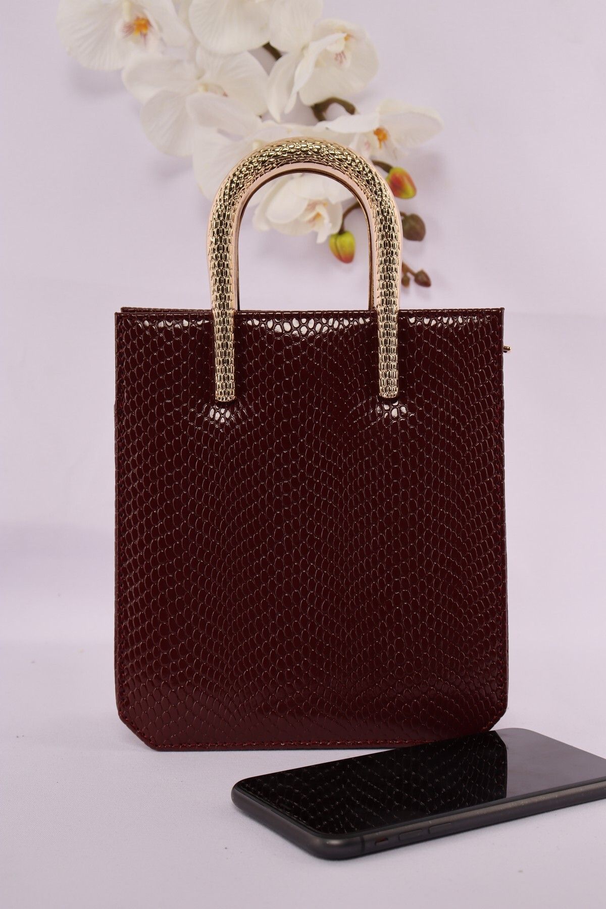 weem bag-إليسارا EB0143 |   حقيبة محفظة بيثون جذابة على شكل ثعبان 3