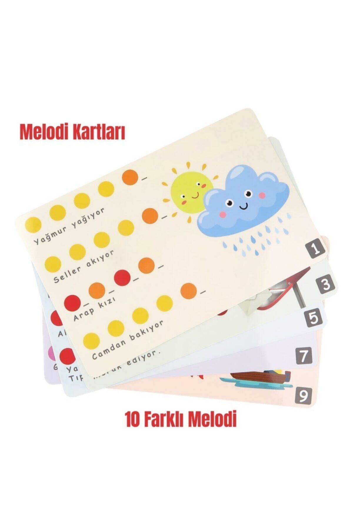 Hi-Q Toys Ksilofon - Nota Kartlı 10 Farklı Melodi fotoğrafı 5 (önizleme)