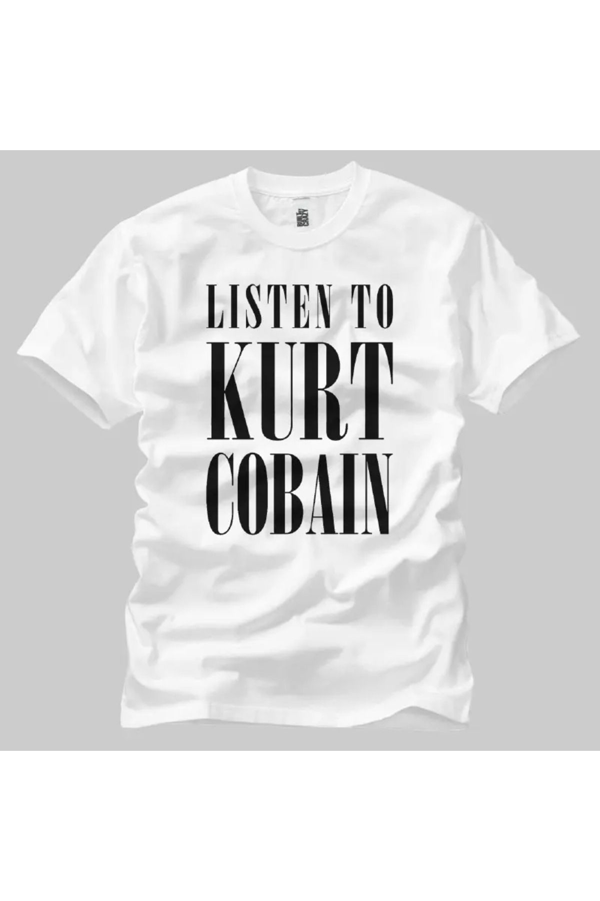 Built By Crazy Kurt Cobain Listen To Unisex Tişört