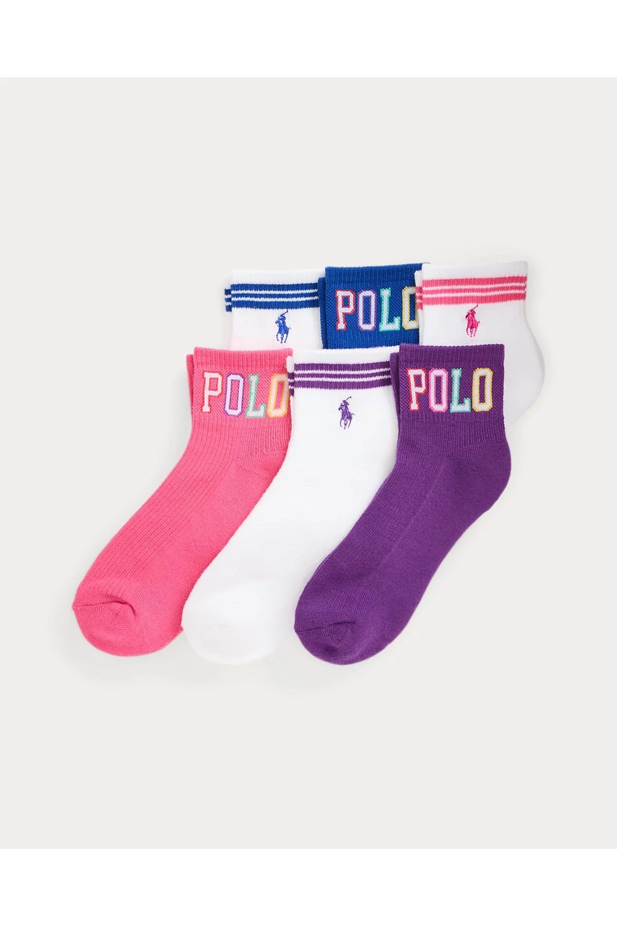 Polo Ralph Lauren Γυναικείες Κάλτσες 6 Συσκευασιών für Adult Γυναίκα - Single Dimension