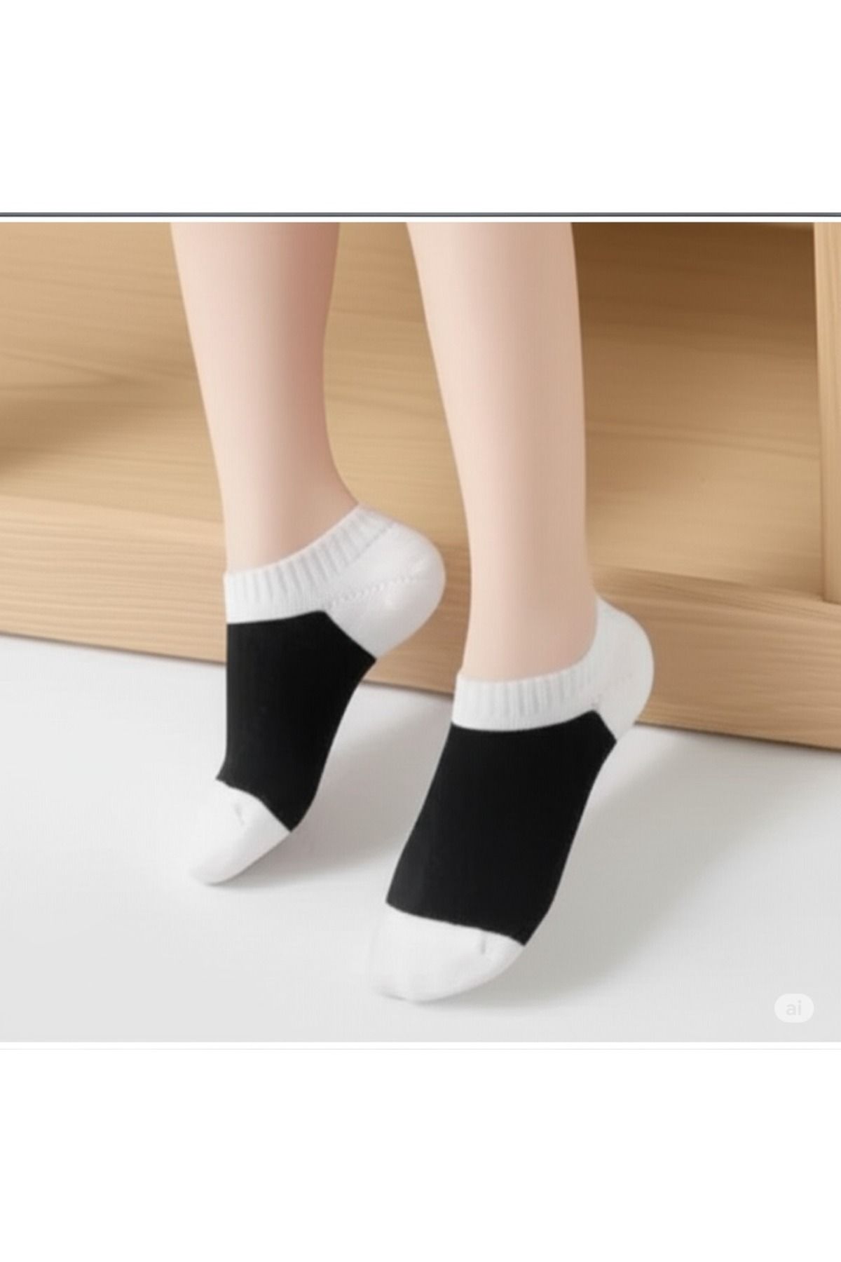 DELORİA 5çift unisex pamuklu bilek boy patik çorap parfümlü