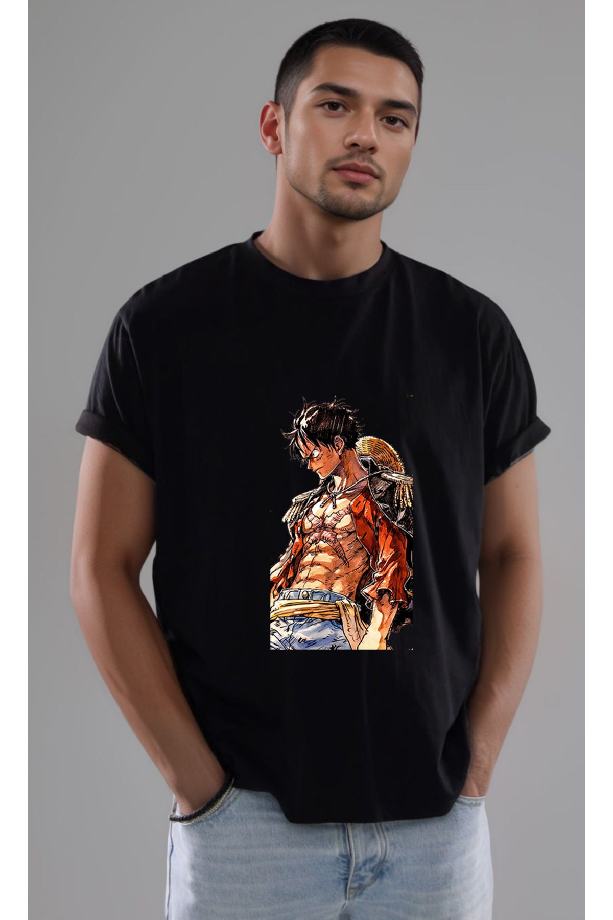 petite pati One Piece Luffy Baskili T-shirt