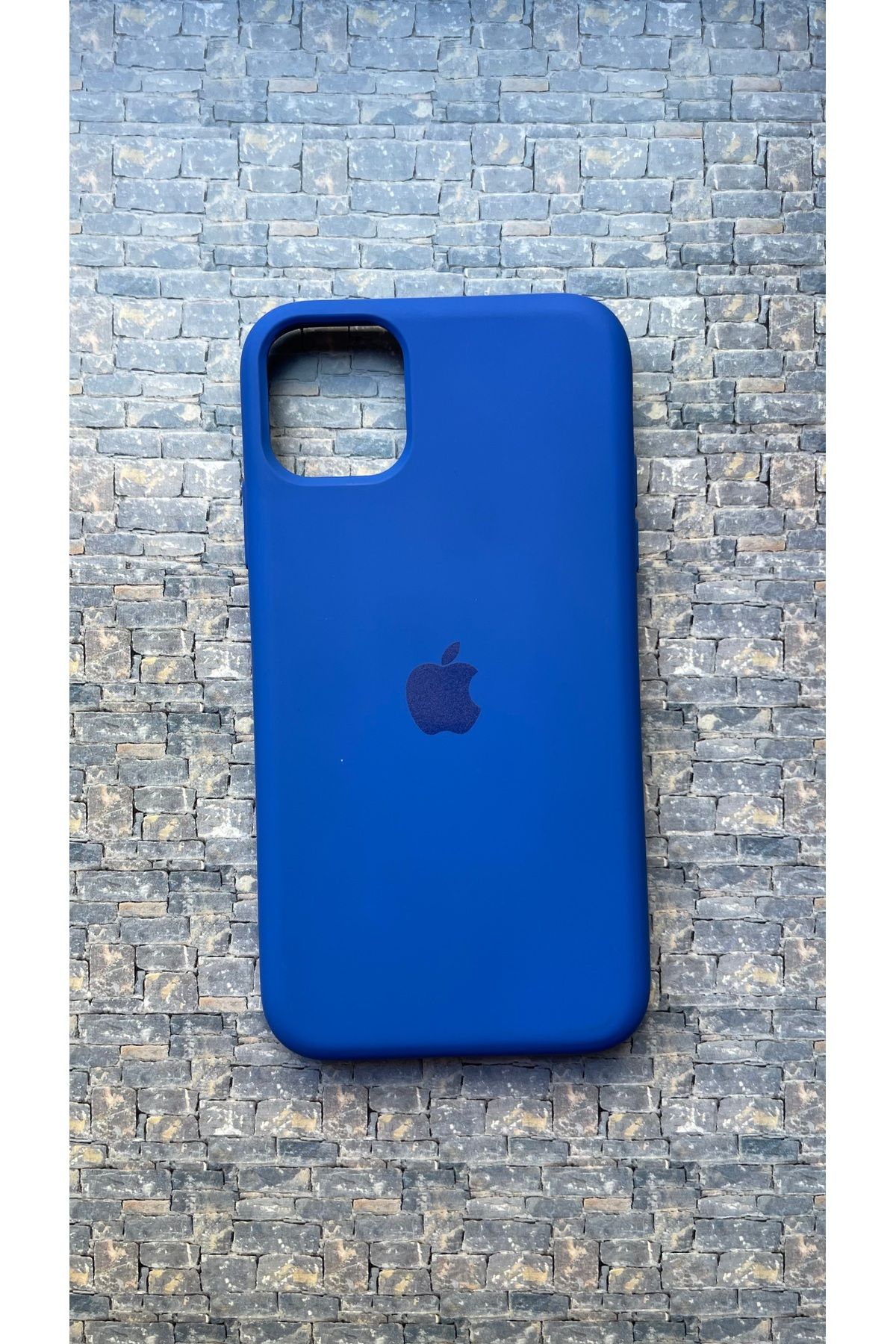BCNCASE İphone12PROMAX Logolu Telefon Kılıfı Yumuşak Silikon Kauçuk İçi Kadife Ince Kılıf ÇizilmezDayanıklı