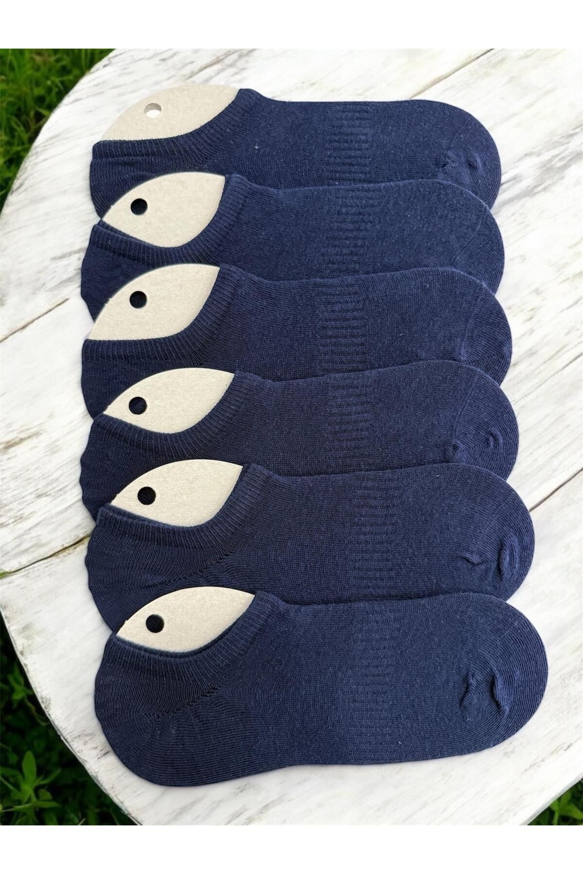 Forever 6'lı Paket Erkek Sneakers Patik Çorap (Silikonlu, Dikişsiz, Kaydırmaz Topuk)