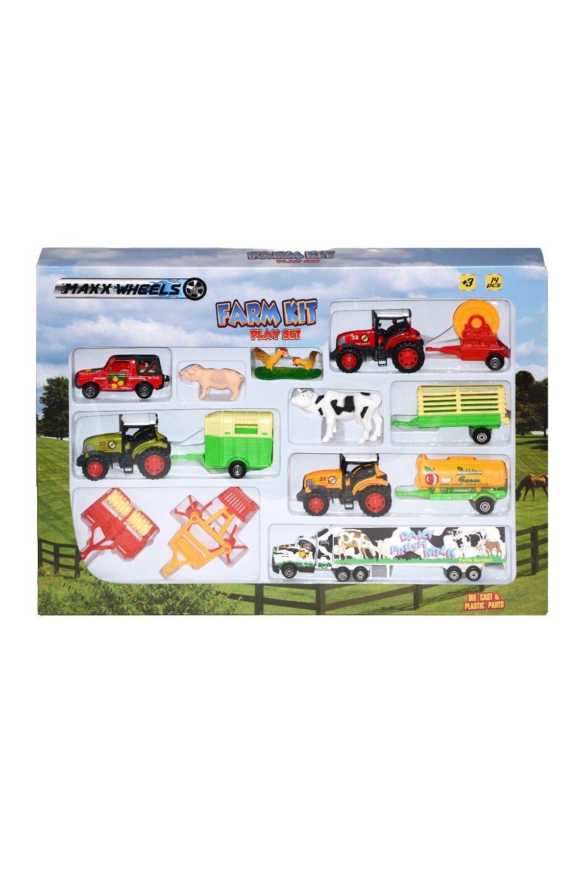 Sunman 19404 SUN-PIO-MXX-DC.ÇİFTLİK SET 14PRÇ.TRAKTÖRLÜ