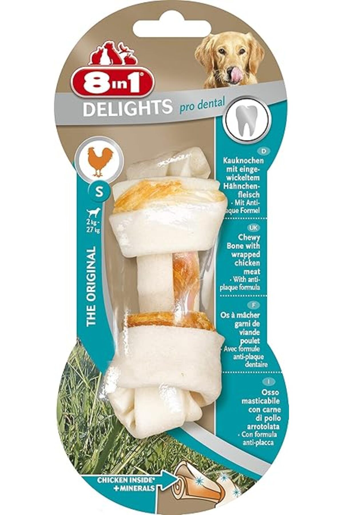 Orqinel 8in1 Delights Pro Dental S Boy Kemik, 35 gr Köpek Ödülü