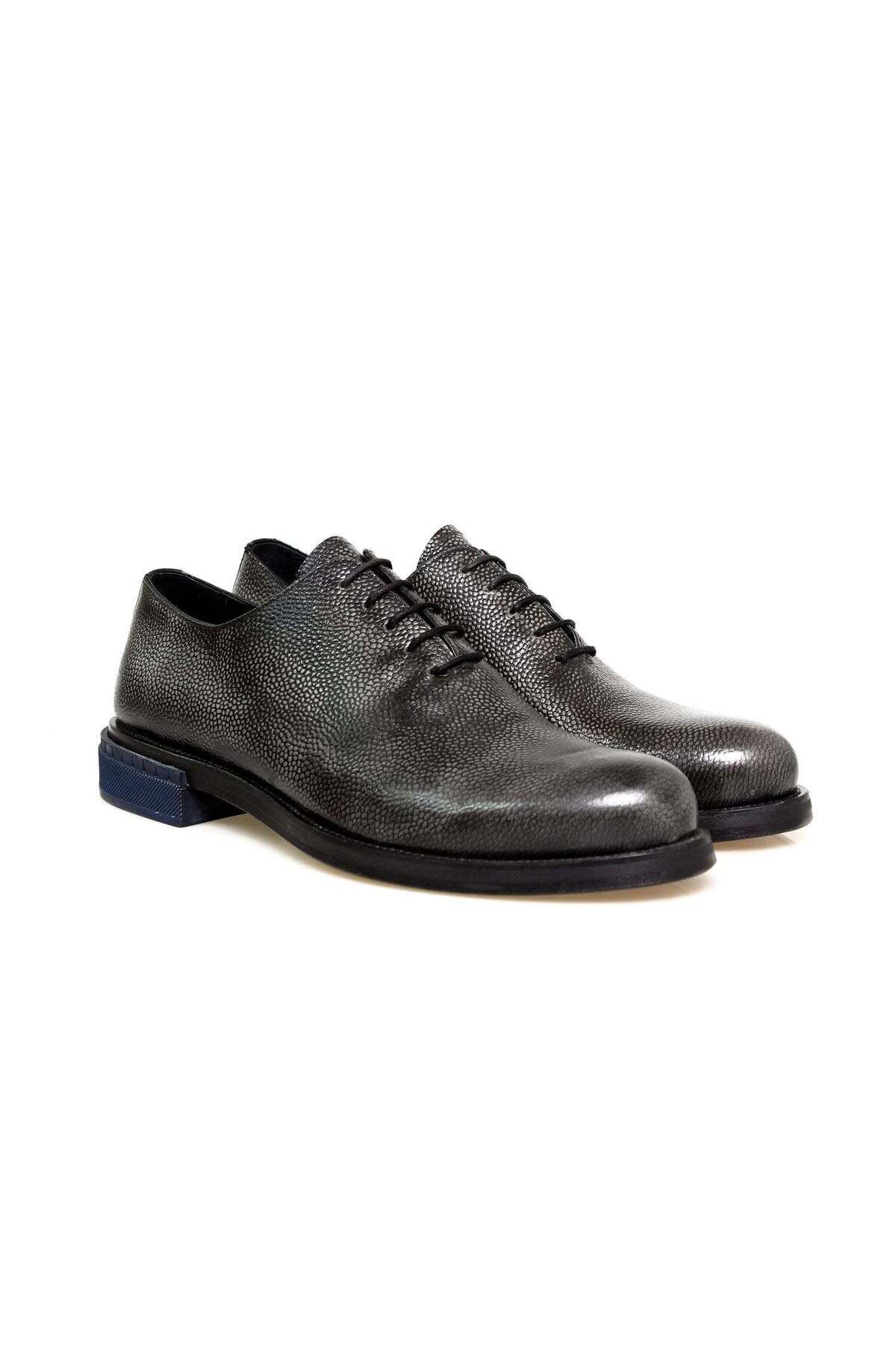 Butik GRİ RENK BAĞCIKLI HAKİKİ DERİ ERKEK AYAKKABI
