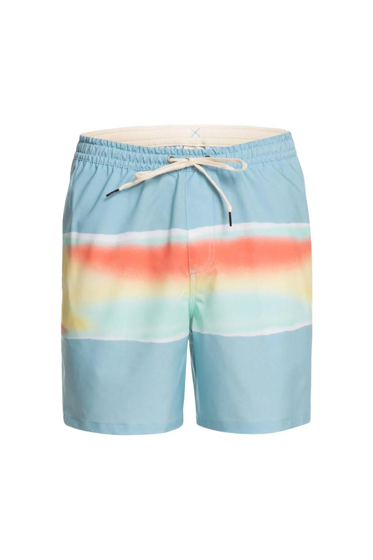 Quiksilver EQYJV04011 Air-Brush 17Nb M Jamv Erkek Şort Mayo Mavi