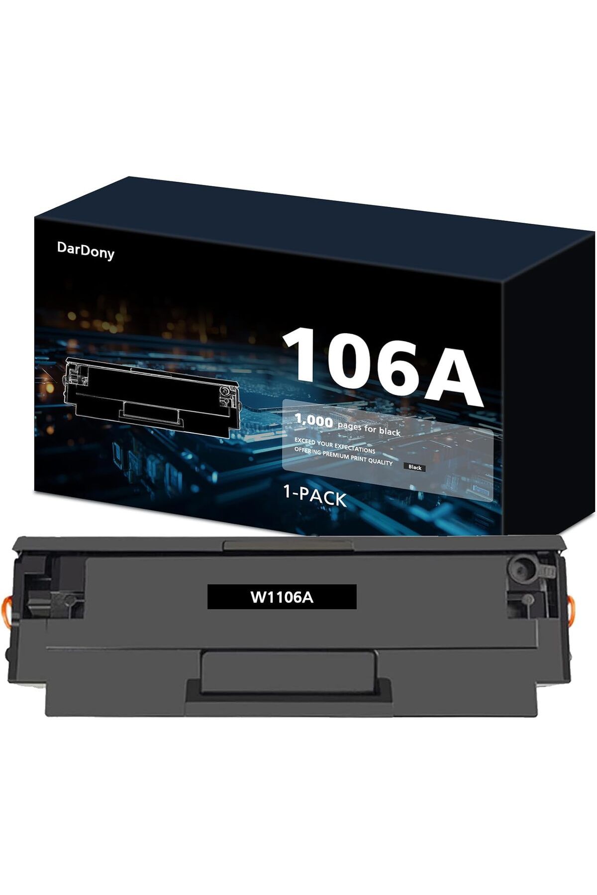 HP MUADİL Laser 107a 107r 107w MFP 135a 135r 135w 135wg MFP 137fnw 137fwg, 1 Pack**YA-DE TONER**