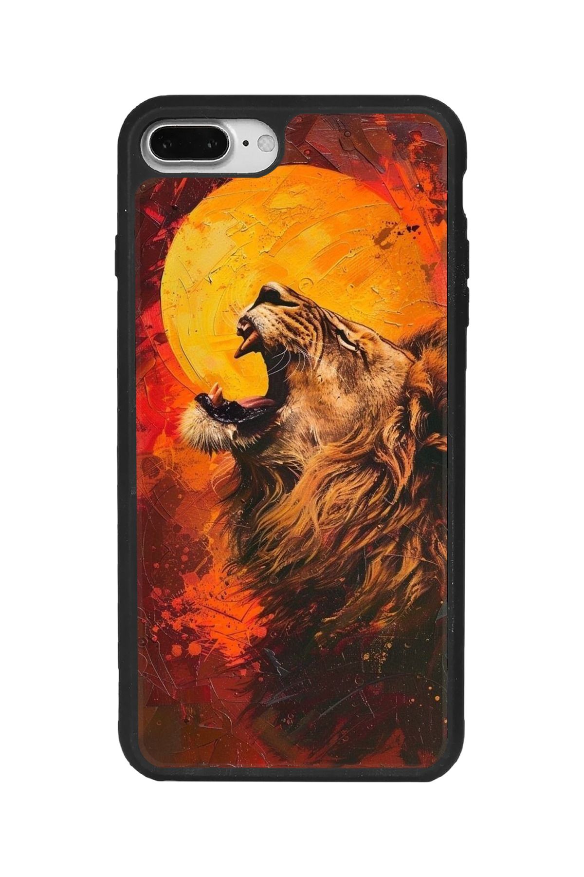 BGAKSESUAR iPhone 7 Plus Uyumlu Mat Siyah Kılıf – Yumuşak Silikon, Koruyucu, Şok Emici Kapak