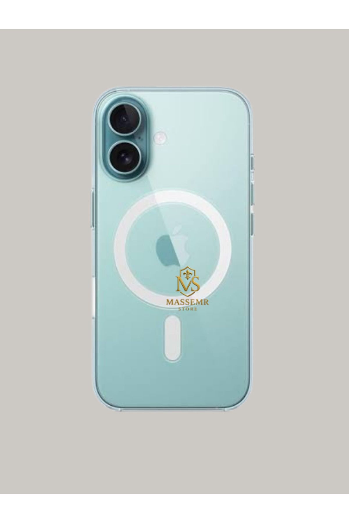 Massemr İPhone 16 Mıknatıslı Şeffaf MagSafe Uyumlu Kılıf – Darbeye Dayanıklı, Sararmaz, Şarj Destekli