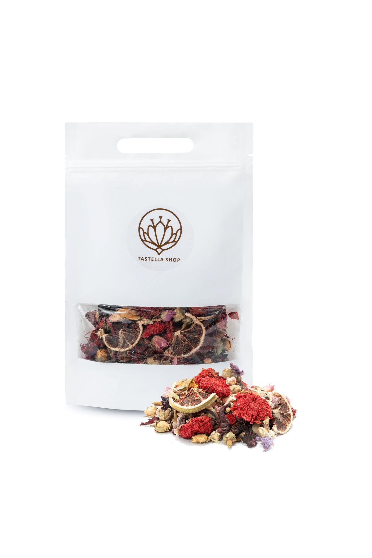 Tastella Shop Aşk Çayı (500gr), Lüks Kalite, Katki Maddesiz Aşk Çayı, Love Tea, Aşk Bitkisel Çay Karışımı