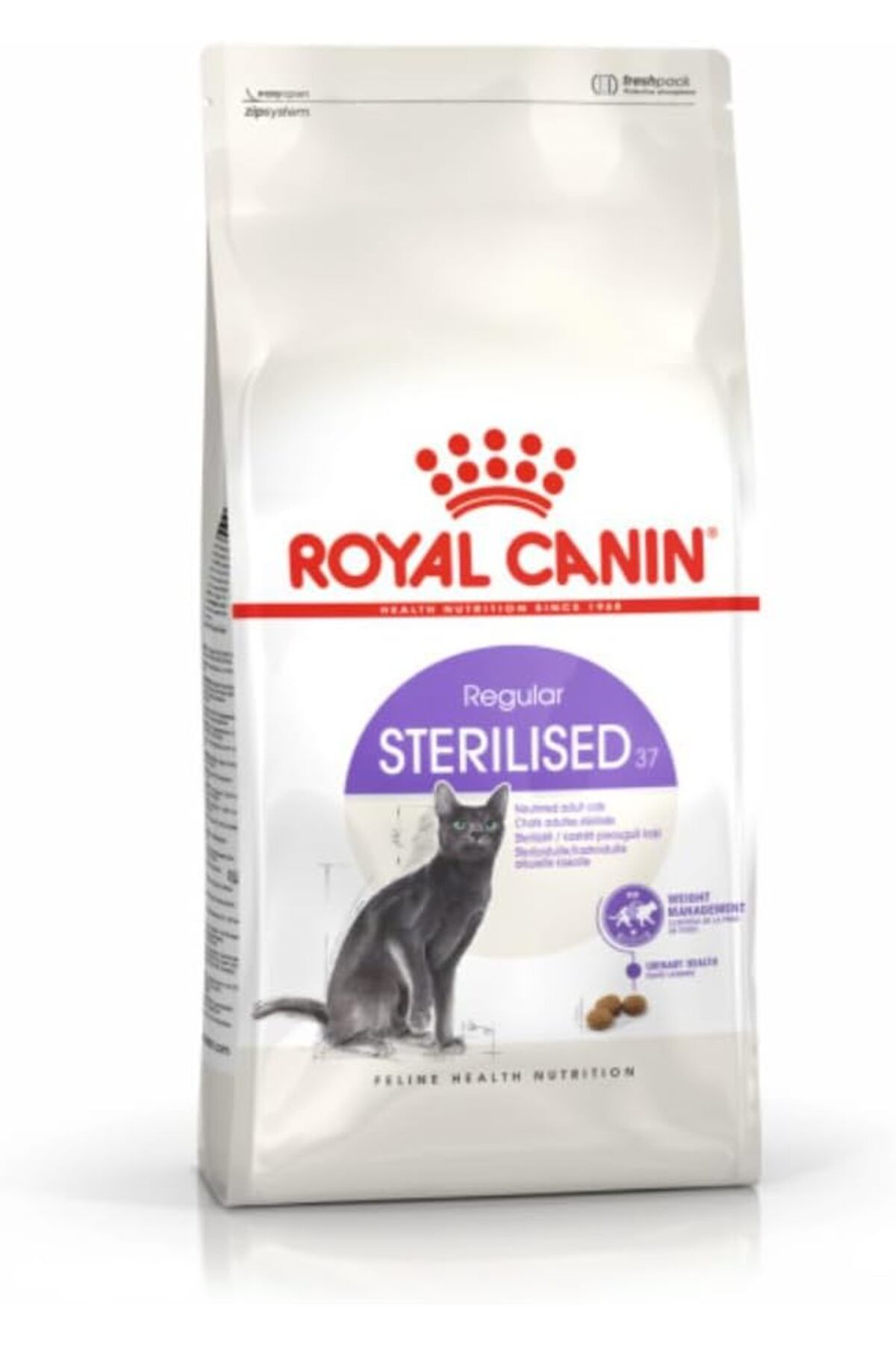 Royal Canin Kısırlaştırılmış Kediler İçin, 37 Kuru Kedi Maması, 4 Kg, renksiz
