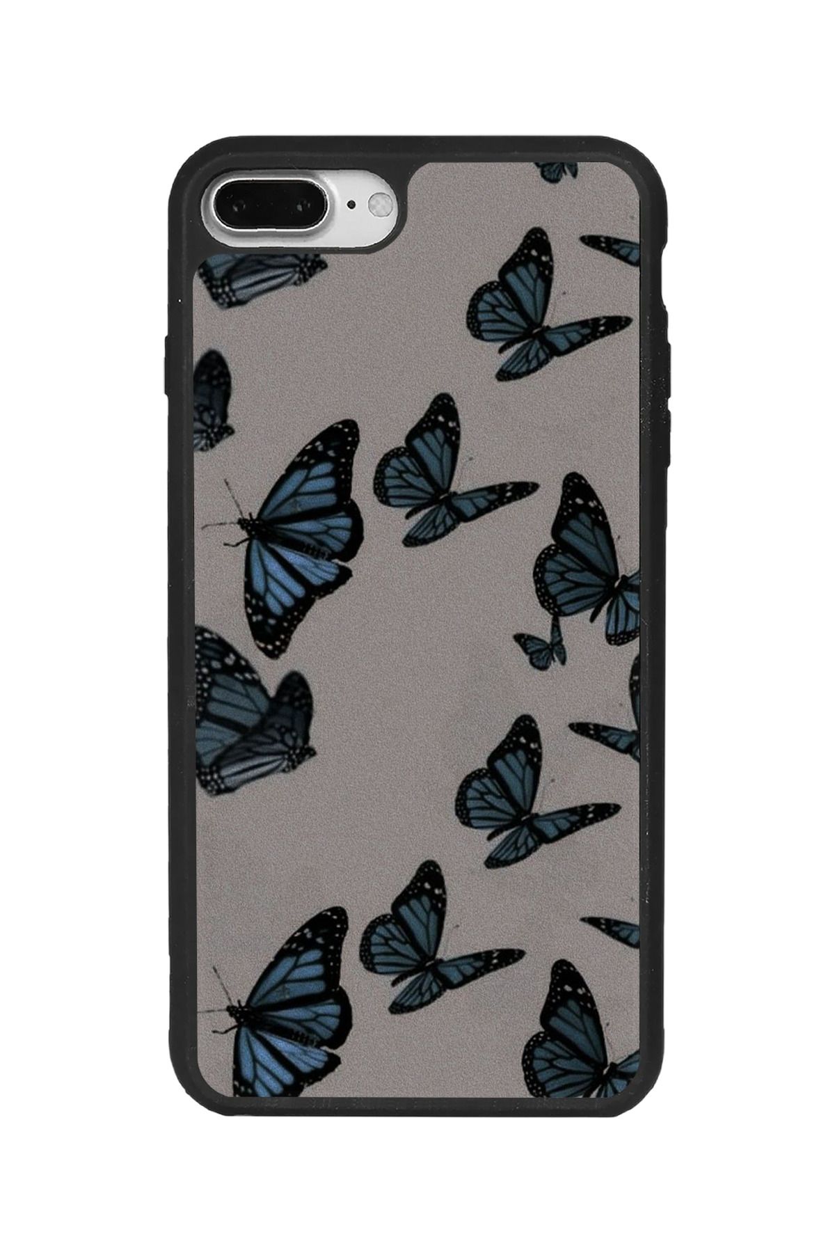 BGAKSESUAR 7 Plus Uyumlu Mat Siyah Kılıf –