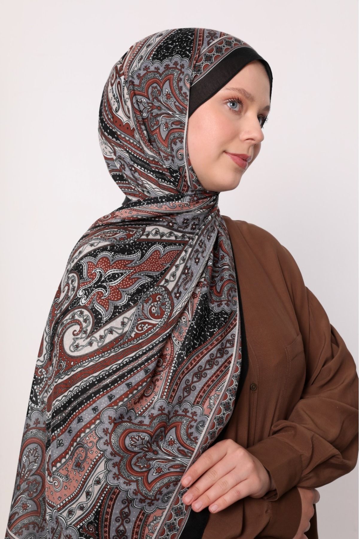 Bonjela DİGİTAL SOFT ETNİK DESEN SAL