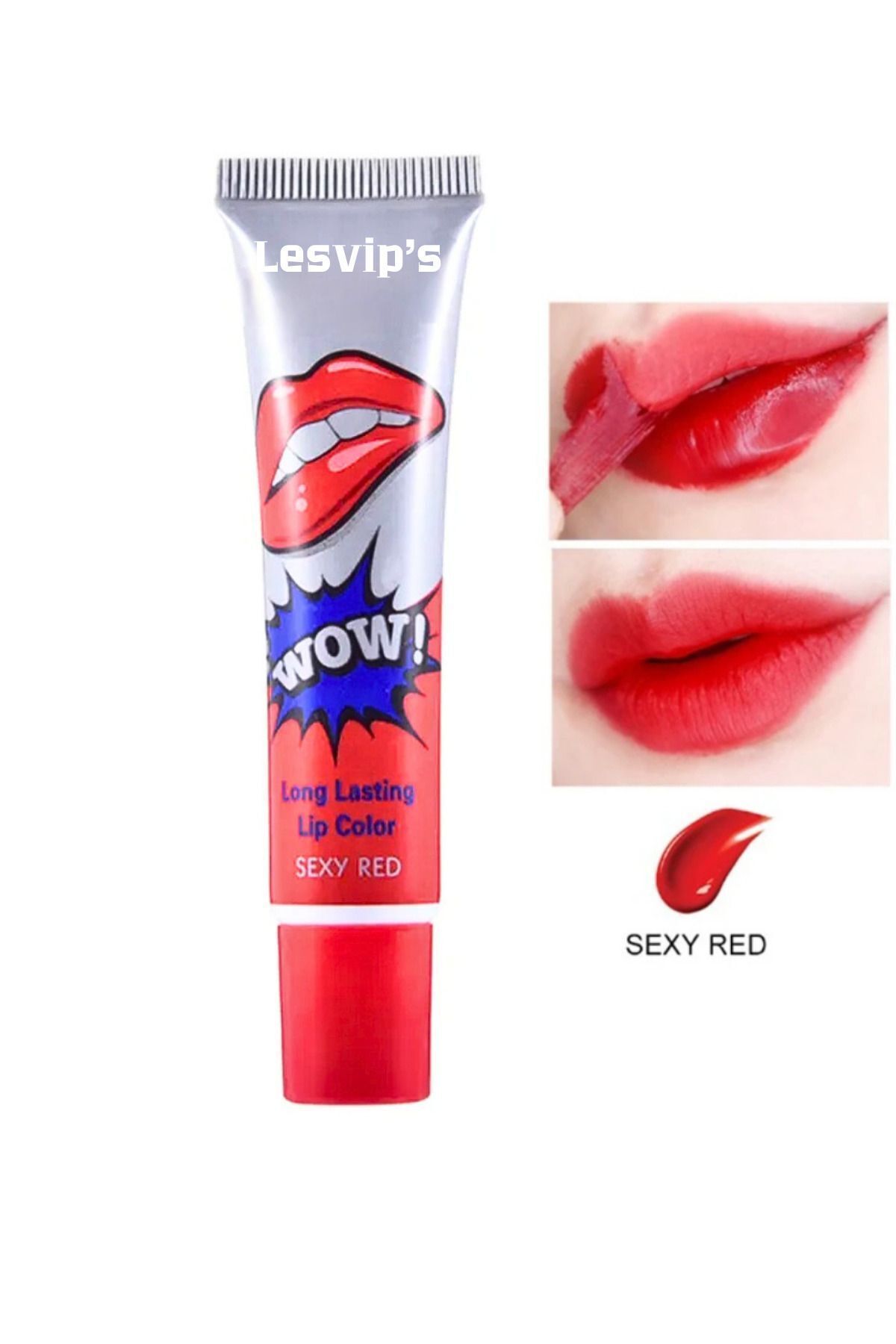 KAİZEN kaizen Suya Dayanıklı Kalıcı Soyulabilir Ruj Sexy Red