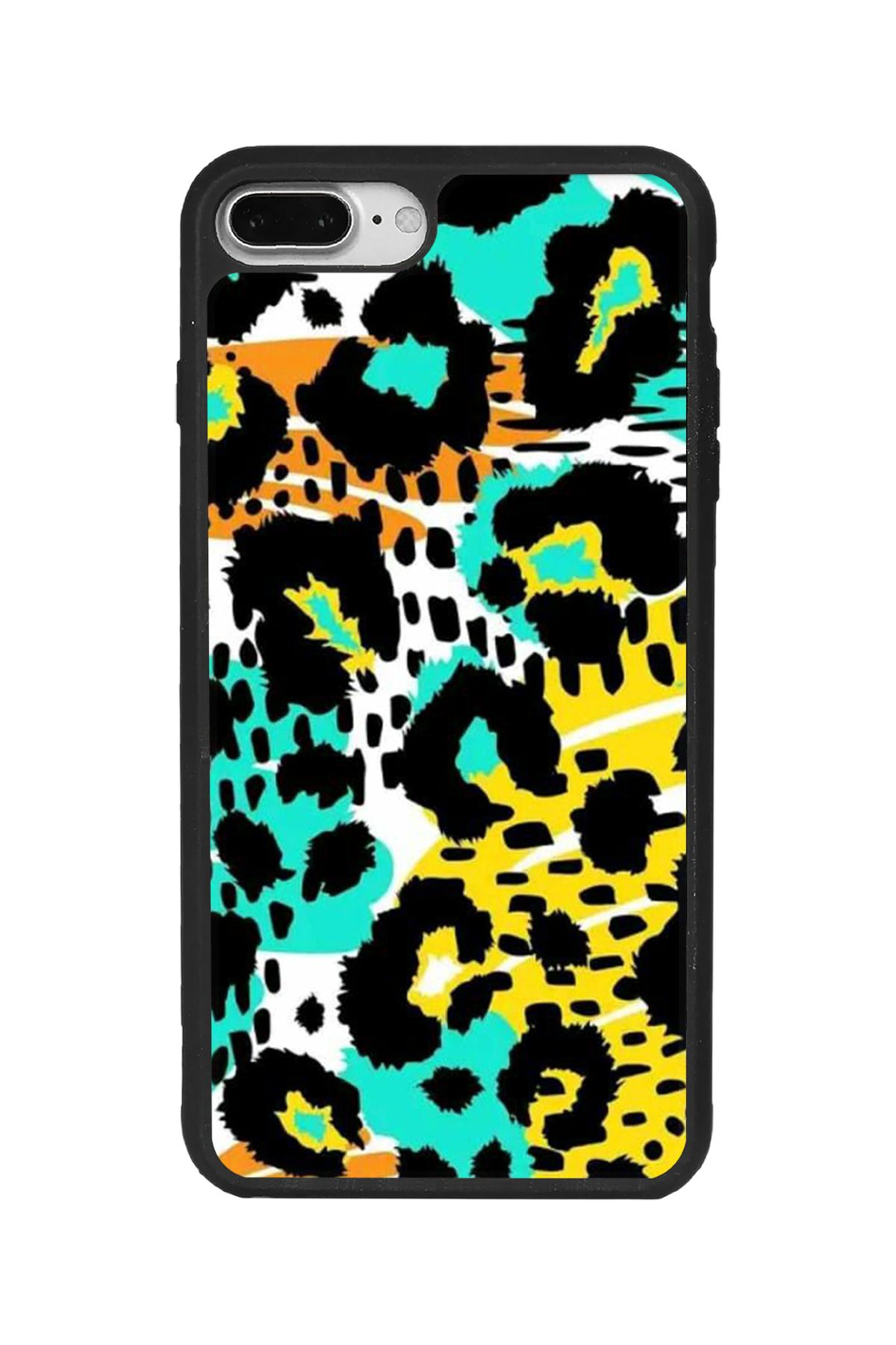 BGAKSESUAR iPhone 8 Plus Uyumlu Mat Siyah Kılıf – Yumuşak Silikon, Koruyucu, Şok Emici Kapak