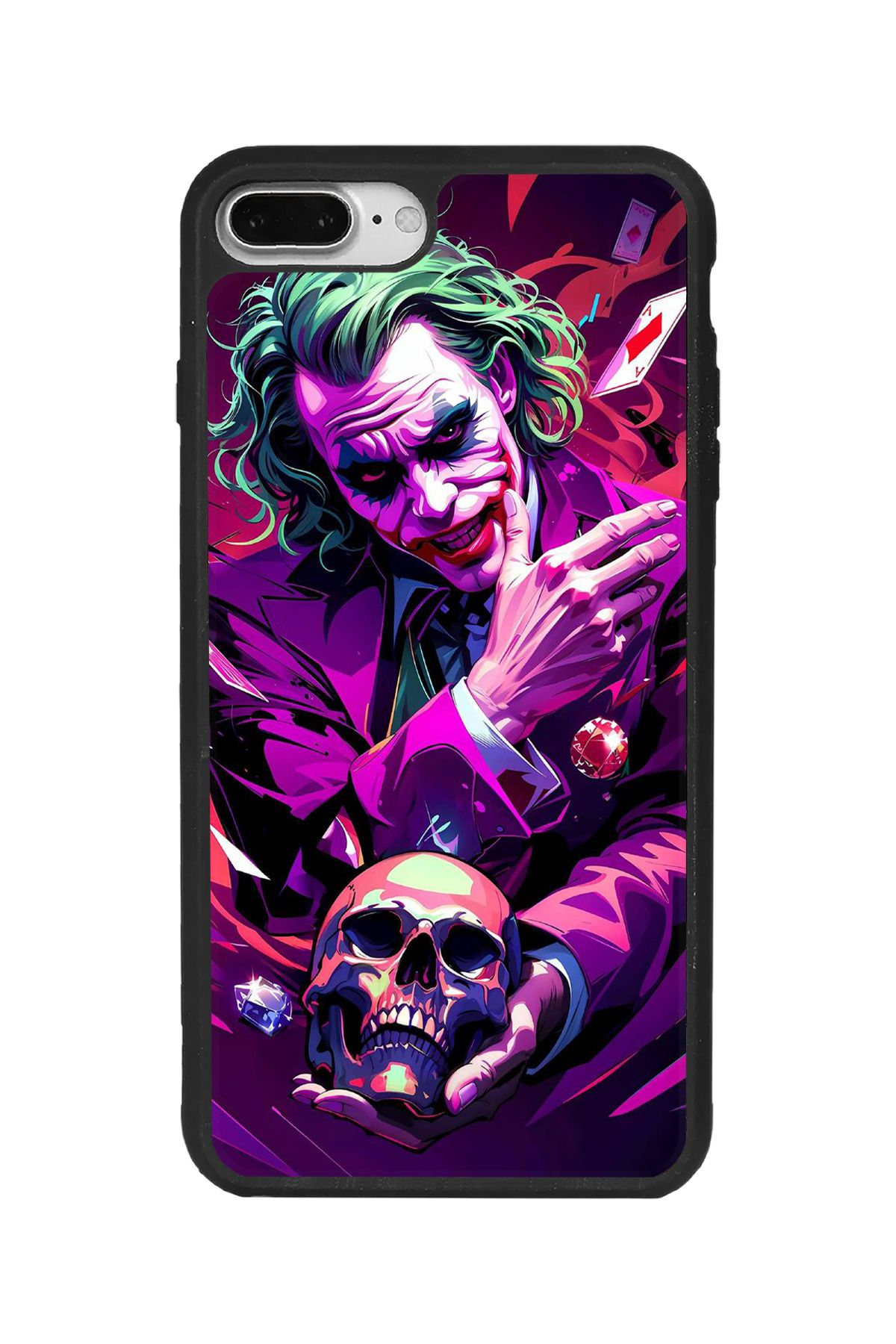 BGAKSESUAR iPhone 7 Plus Uyumlu Mat Siyah Kılıf – Yumuşak Silikon, Koruyucu, Şok Emici Kapak