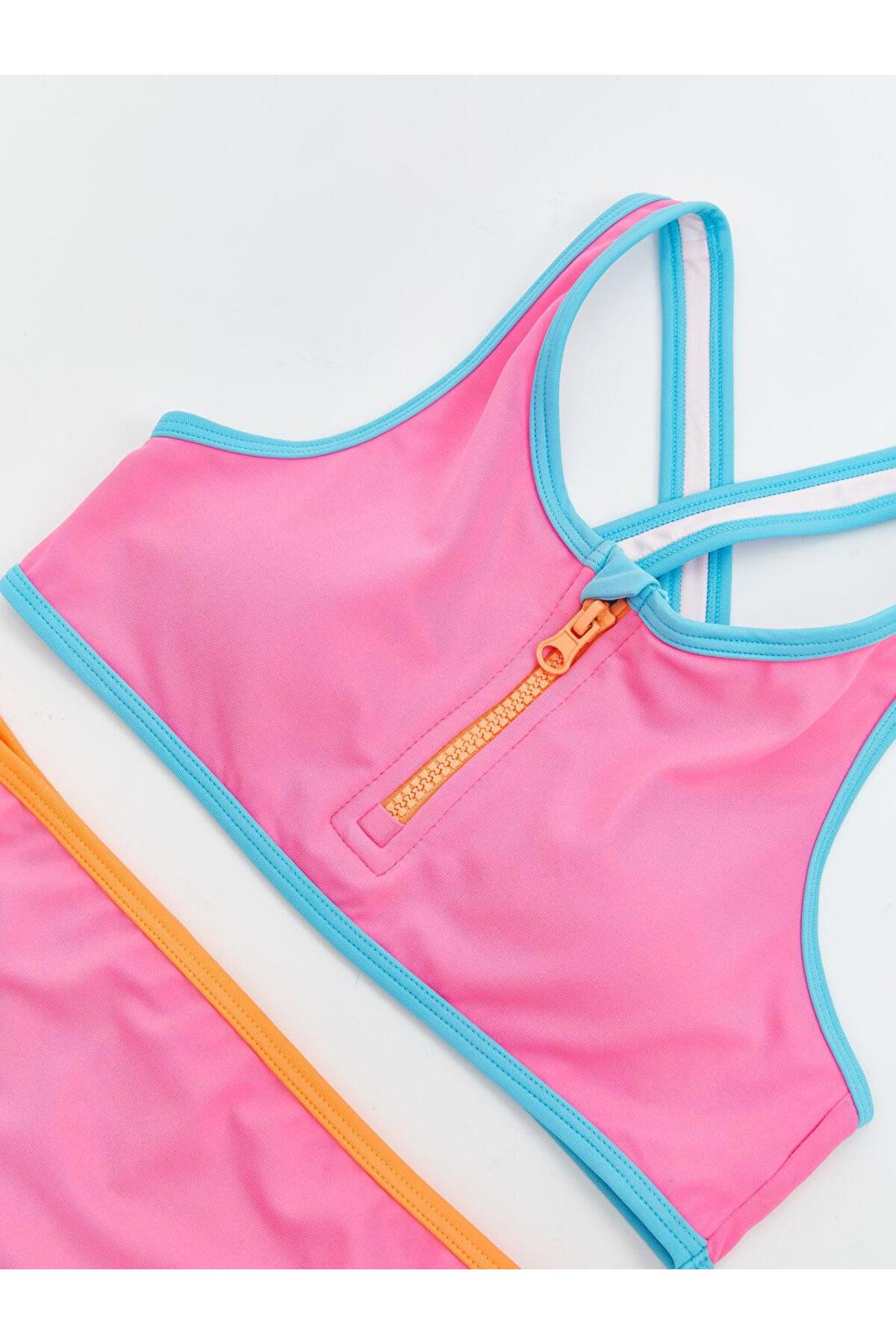 LC Waikiki Hızlı Kuruyan Uv Korumalı Kız Çocuk Bikini (s5) fotoğrafı 3 (önizleme)