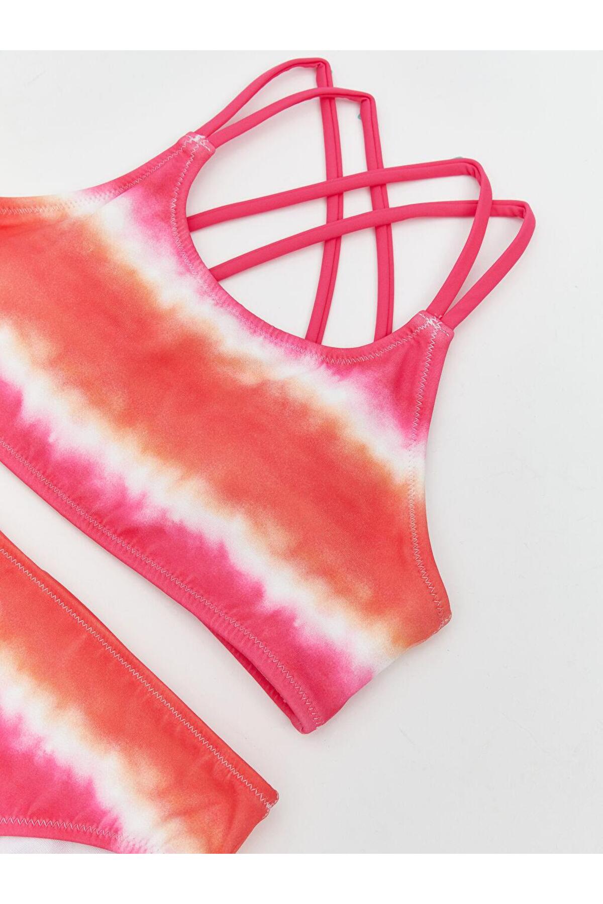 LC Waikiki LCW Kids Hızlı Kuruyan UV Korumalı Kız Çocuk Bikini (S5) fotoğrafı 3 (önizleme)