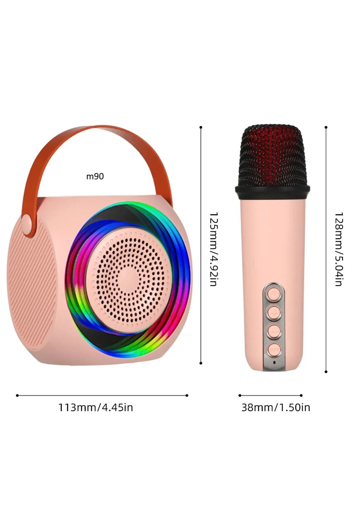 EN SİGA Kareoke Mikrofonlu Eğlenceli Parti İçin Bluetooth Özellikli Hoperlör