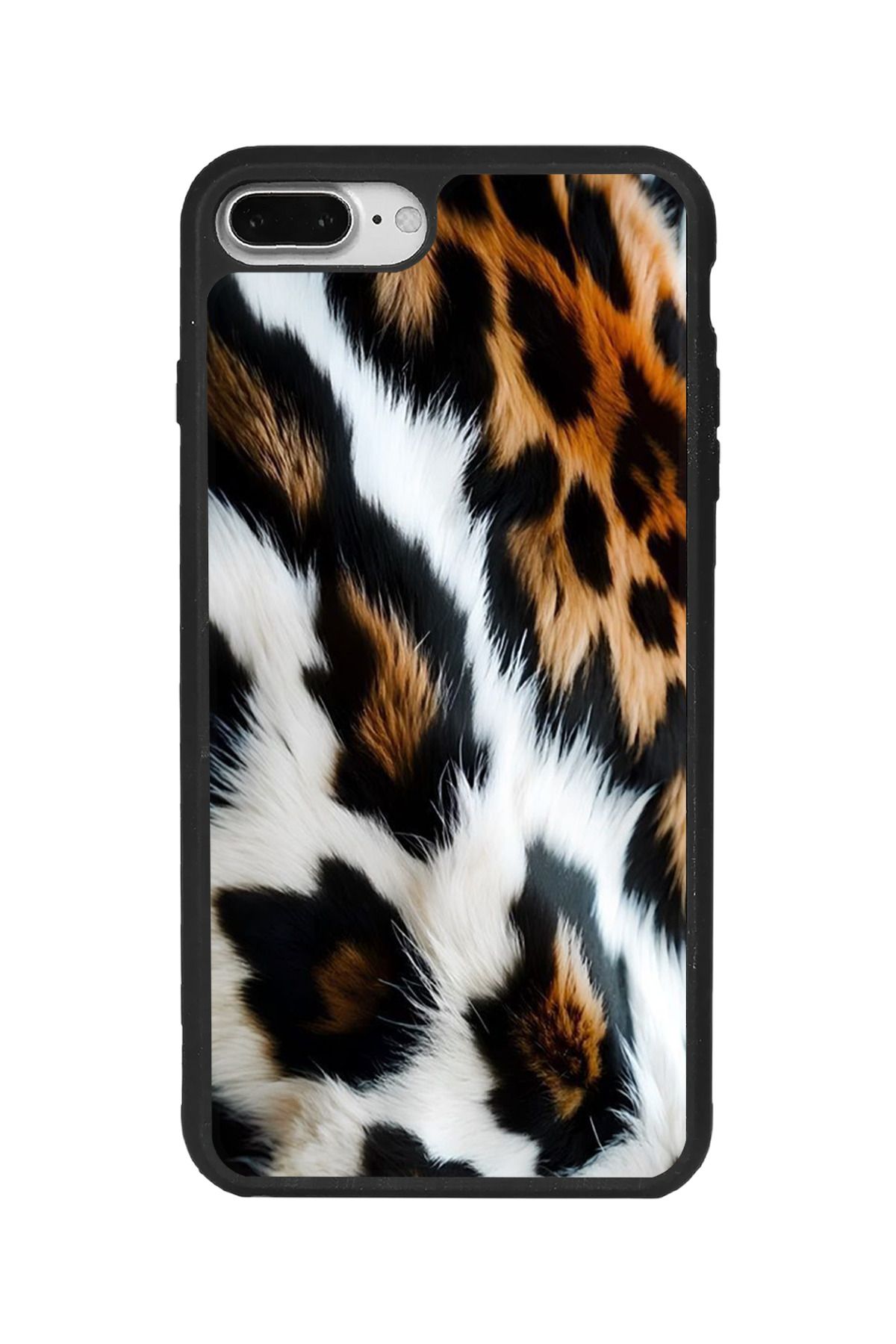 BGAKSESUAR iPhone 7 Plus Uyumlu Mat Siyah Kılıf – Yumuşak Silikon, Koruyucu, Şok Emici Kapak