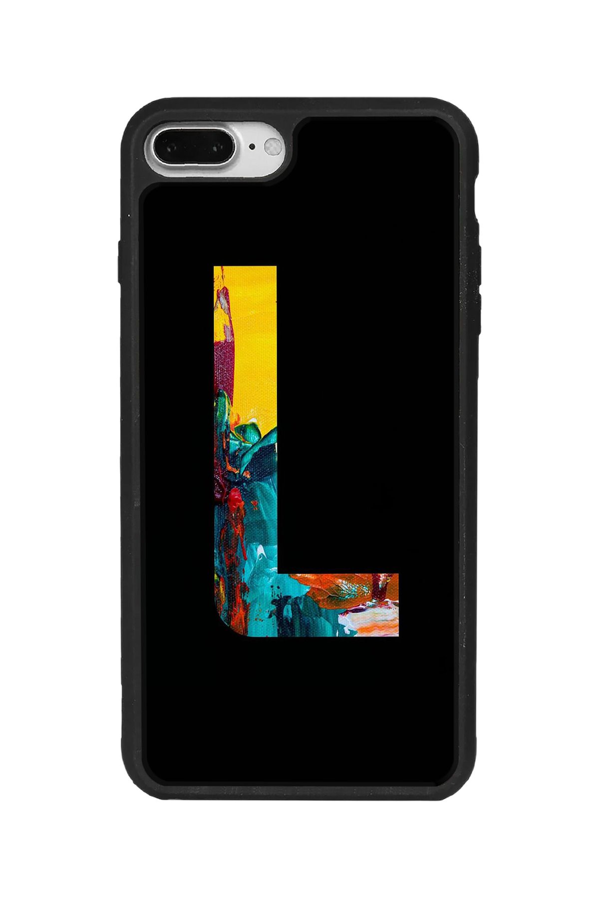 BGAKSESUAR iPhone 7 Plus Uyumlu Mat Siyah Kılıf – Yumuşak Silikon, Koruyucu, Şok Emici Kapak