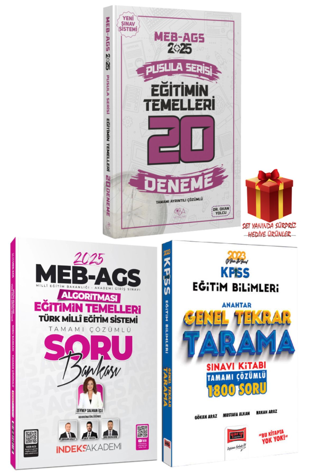 İndeks Akademi 2025 CBA Akademi Eğitimin Temelleri Deneme+Eğitimin Temelleri Soru Bankası+Eğitim Genel Tarama