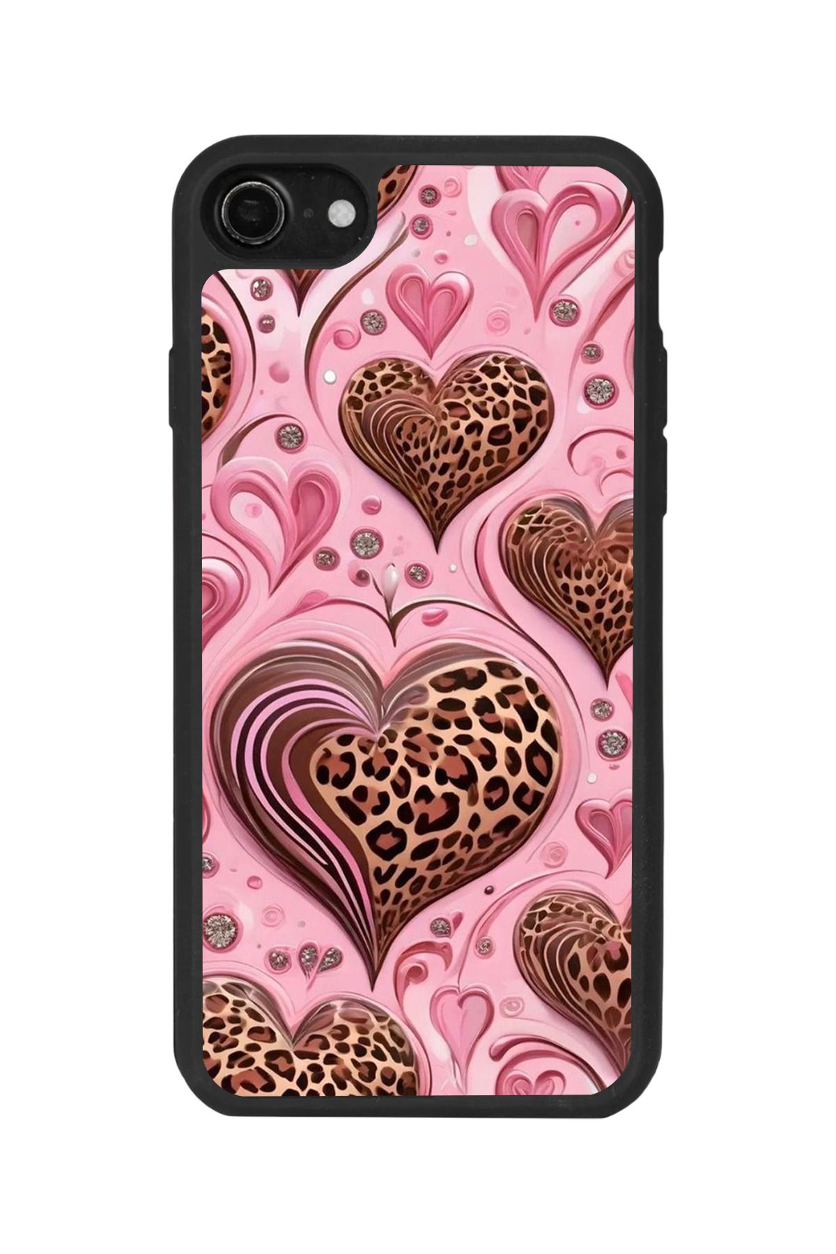 BGAKSESUAR İphone Se Uyumlu Mat Siyah Kılıf – Yumuşak Silikon, Koruyucu, Şok Emici Kapak