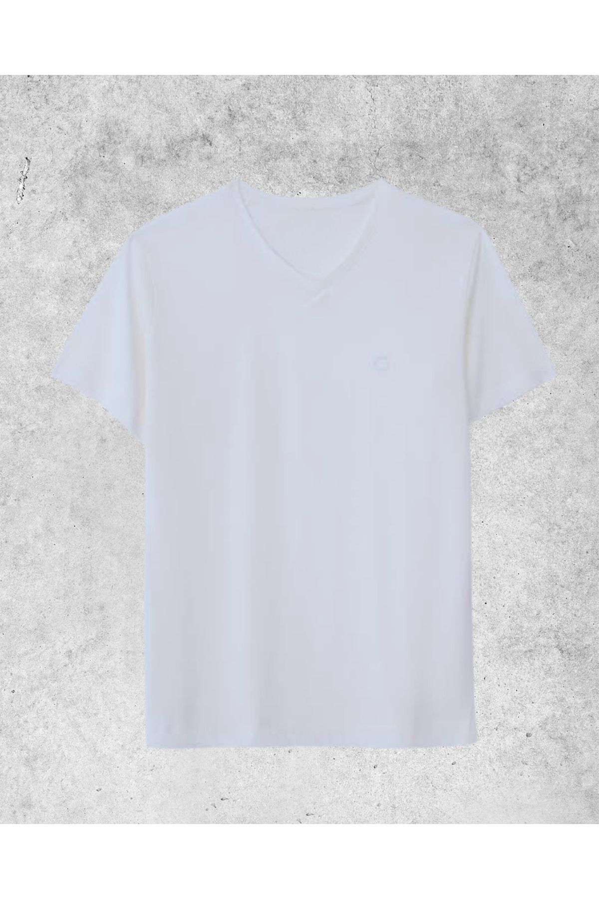 MOLICO Basic unisex sıfır yaka kısa kollu Amsterdam baskılı tshirt