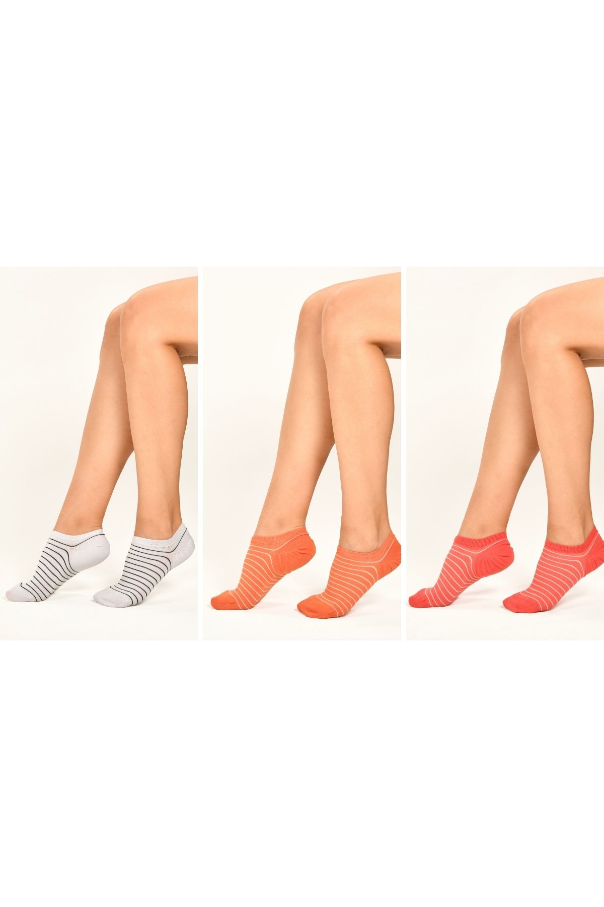 Dore Orijinal 3 Çift Bambu Ultra Comfort Terletmeyen Yumuşak Lastiksiz Dikişsiz Premium Kısa Patik Çorap