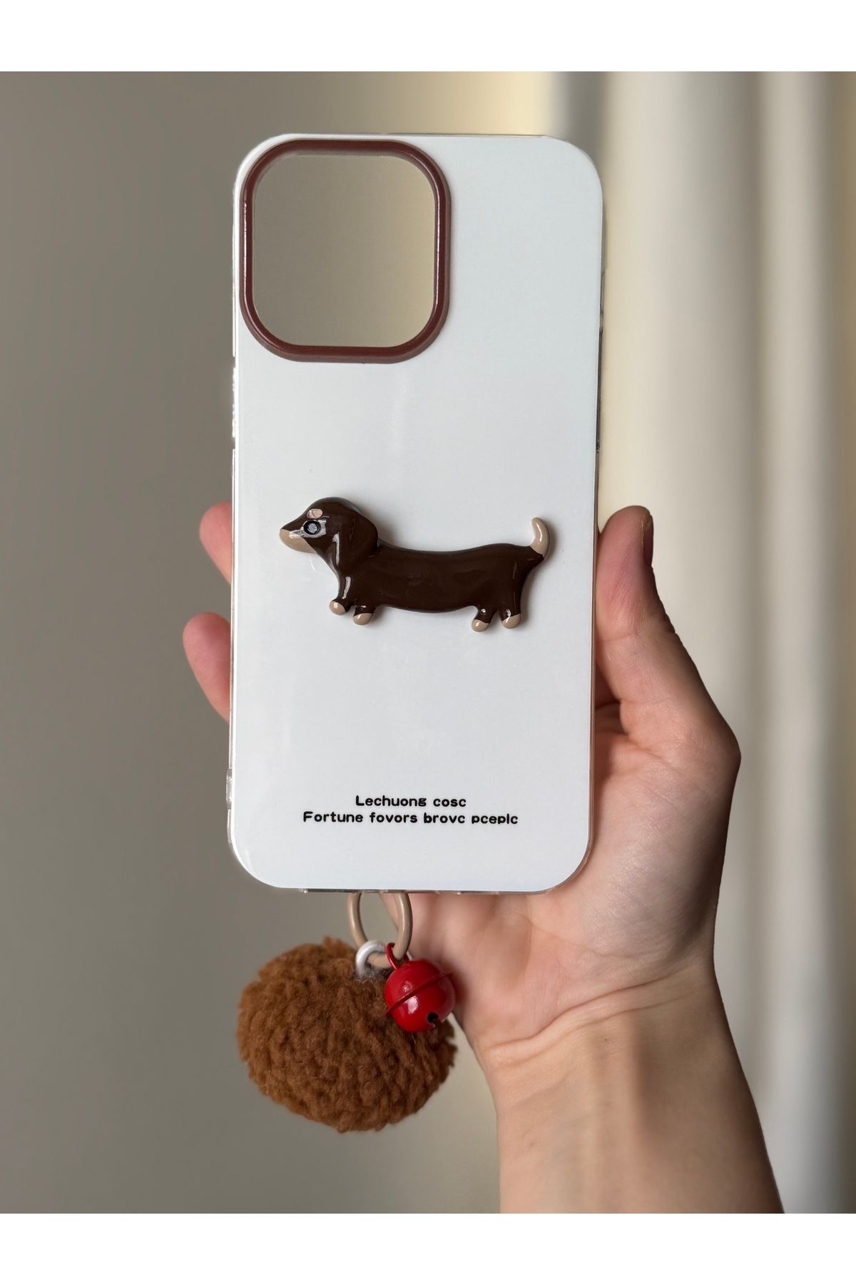 FİŞNEİLETİŞİM İPHONE 16 PROMAX UYUMLU AKSESUARLI DOG KILIF