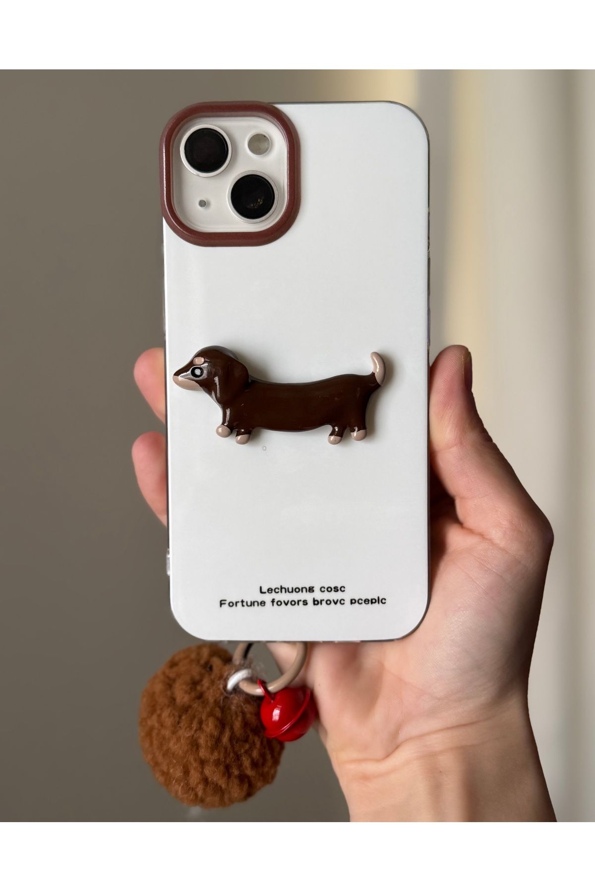 FİŞNEİLETİŞİM İPHONE 13/14 UYUMLU AKSESUARLI DOG KILIF