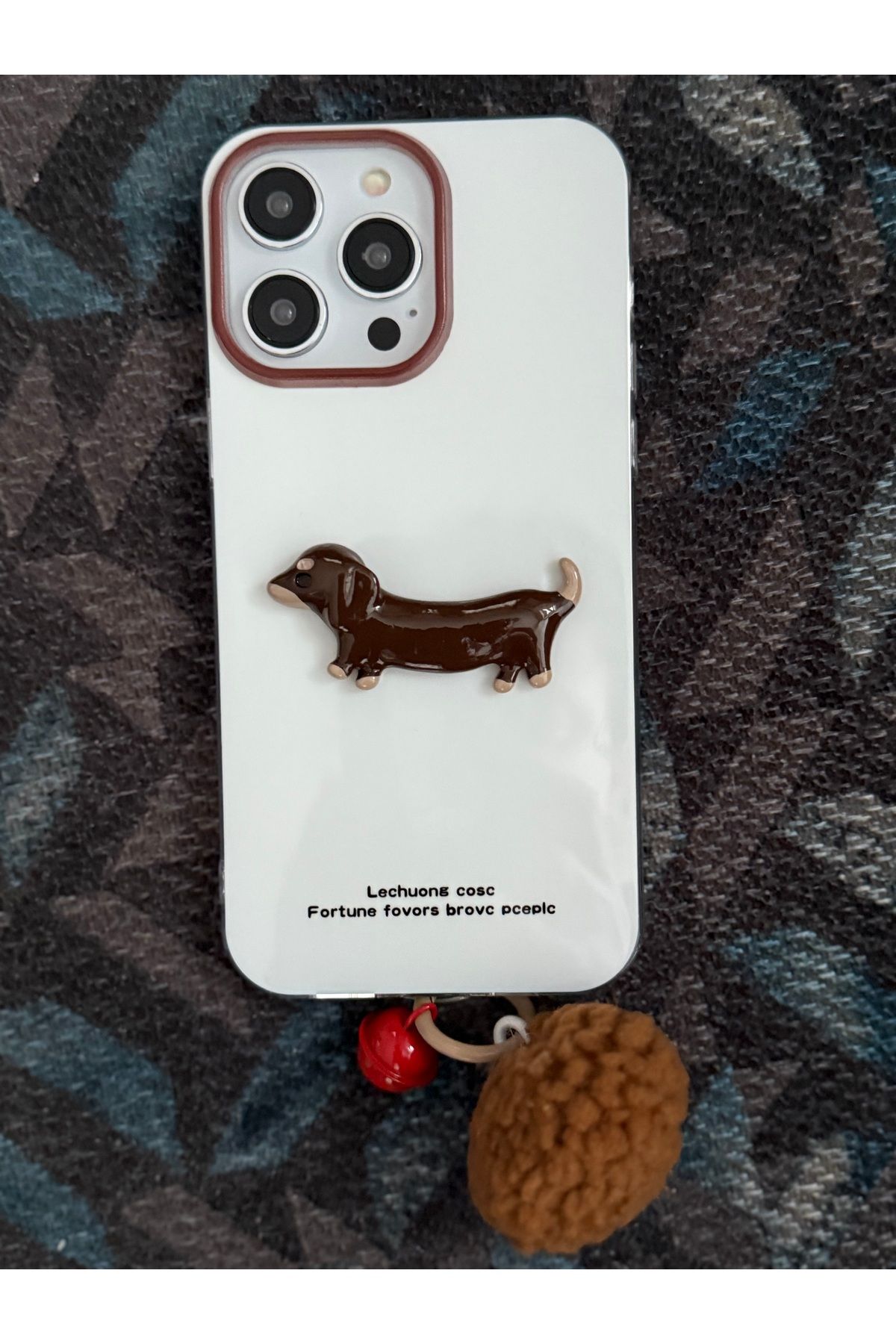 FİŞNEİLETİŞİM İPHONE 14 PROMAX UYUMLU AKSESUARLI DOG KILIF