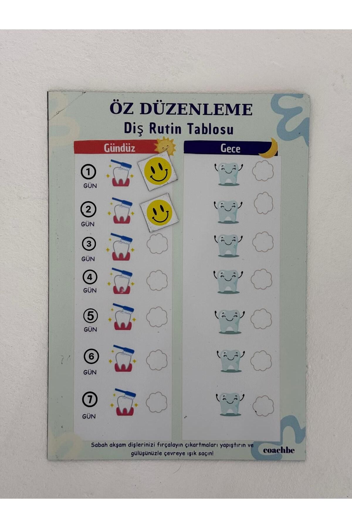 Coachbe Çocuklar için diş tablosu