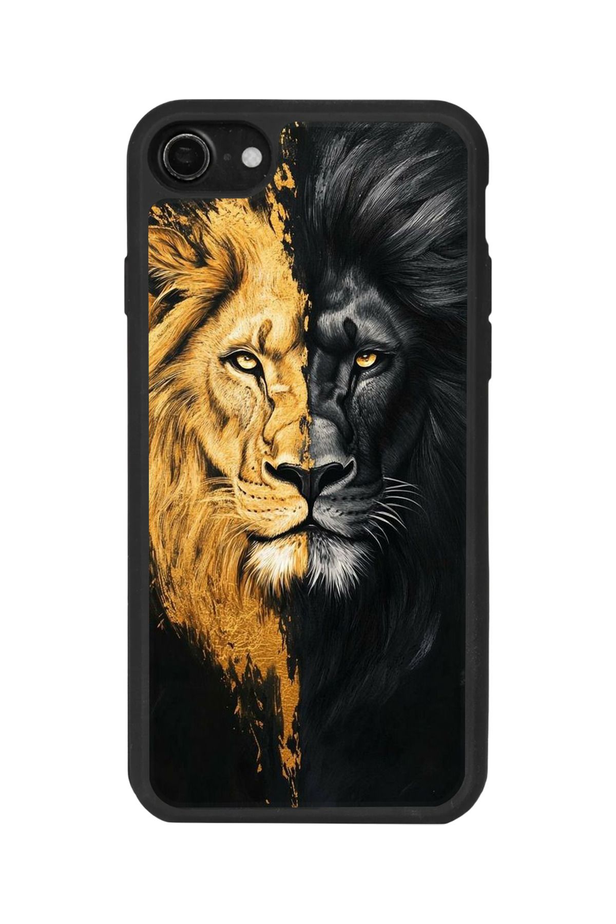 BGAKSESUAR Apple iPhone SE Uyumlu Mat Siyah Kılıf – Yumuşak Silikon, Koruyucu, Şok Emici Kapak