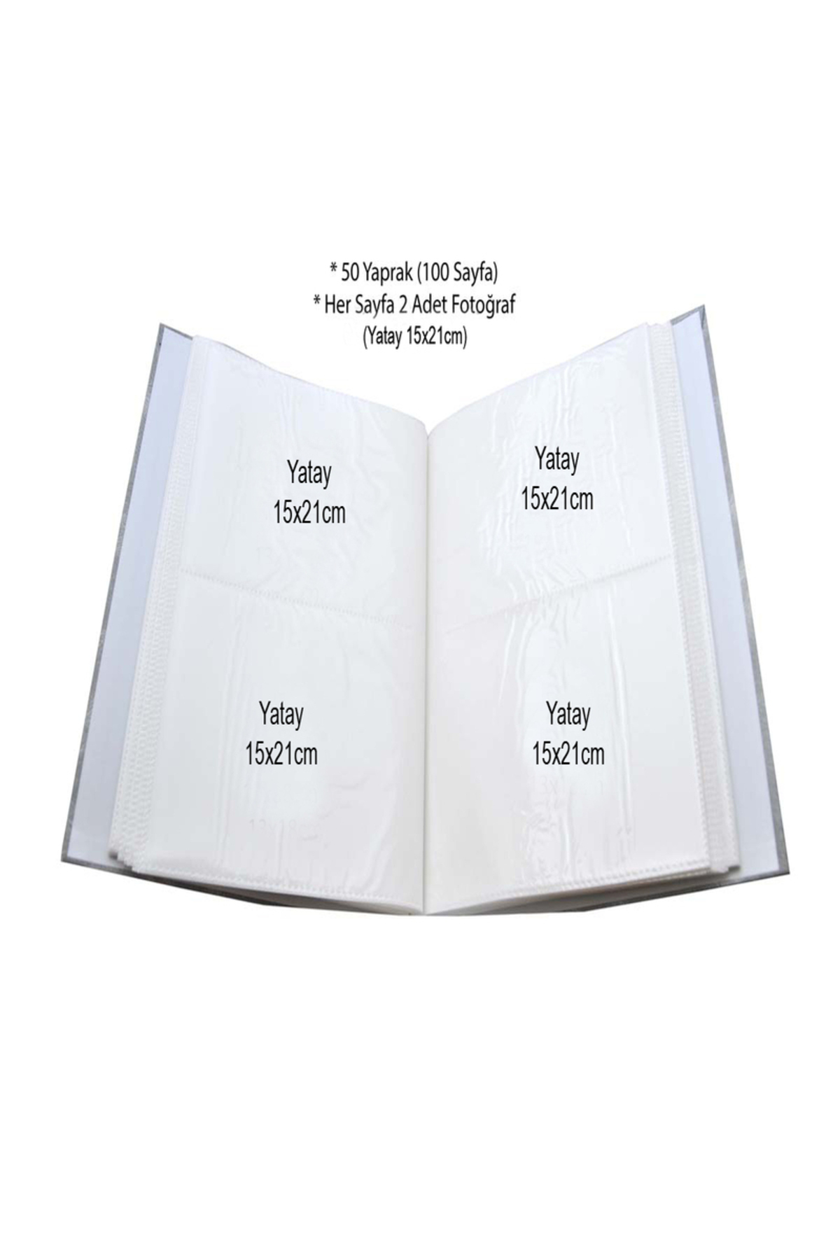 Dijital Dünyası 15x21cm 200'lük Ciltbezli Fotoğraf Albümü fotoğrafı 4 (önizleme)