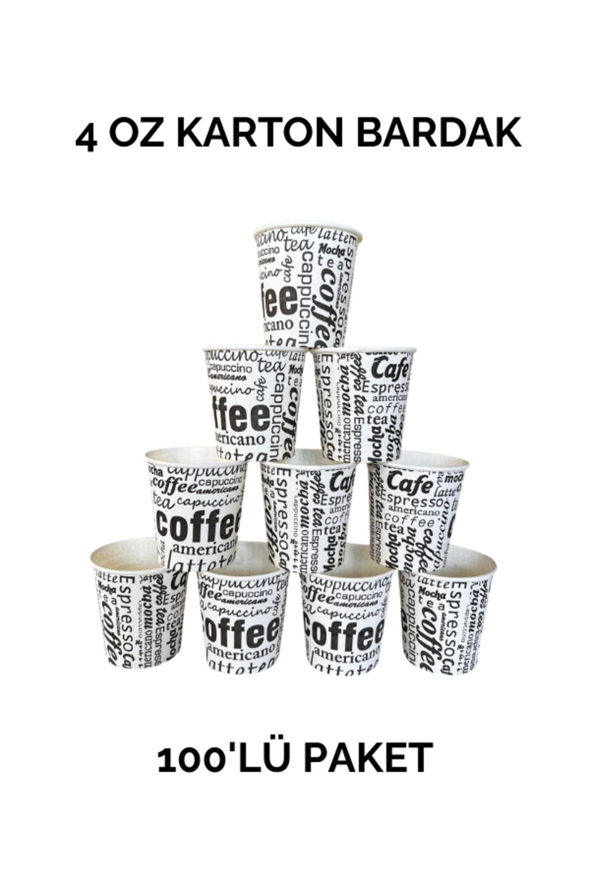 Karton Bardak 4.OZ 100'LÜ PAKET