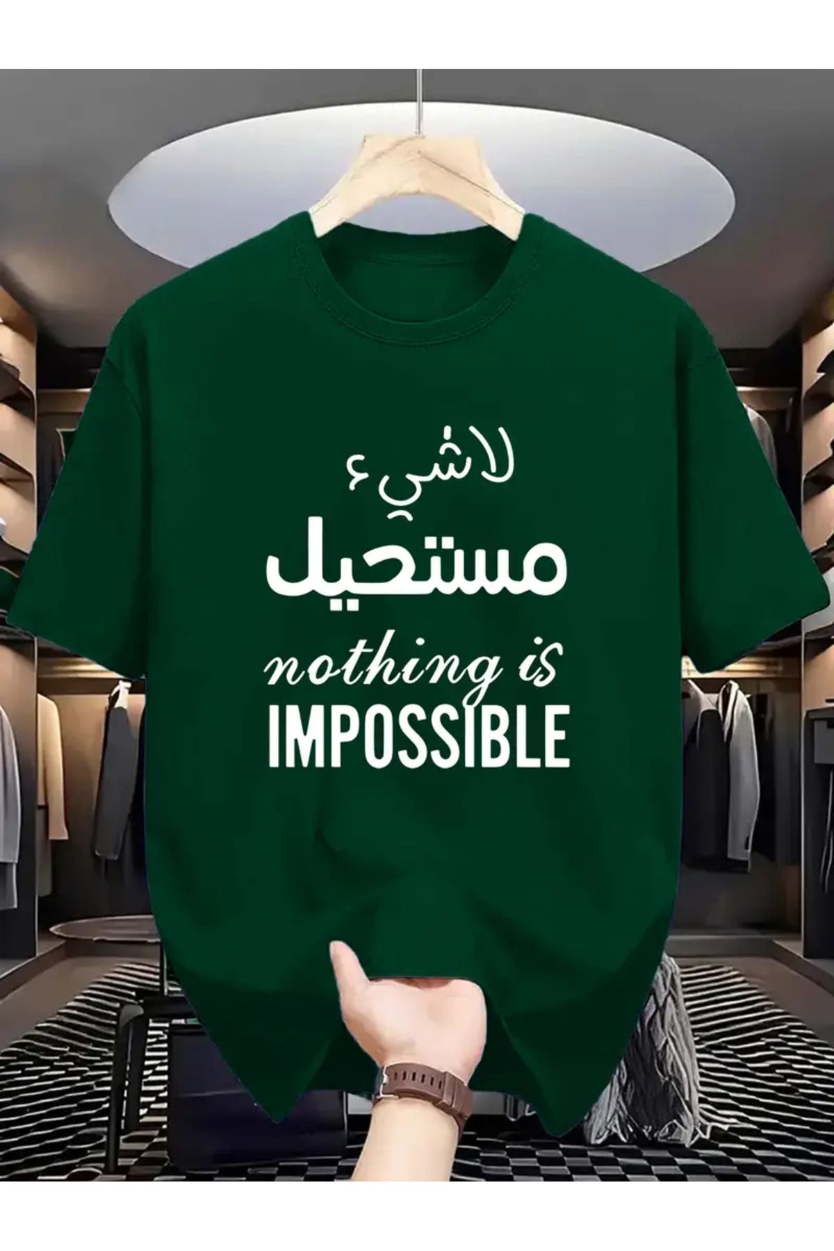 LAND MODA Yaz için Rahat Hafif Üst, Erkek Yuvarlak Yaka Kısa Kollu Tişört, Rahat Tişört