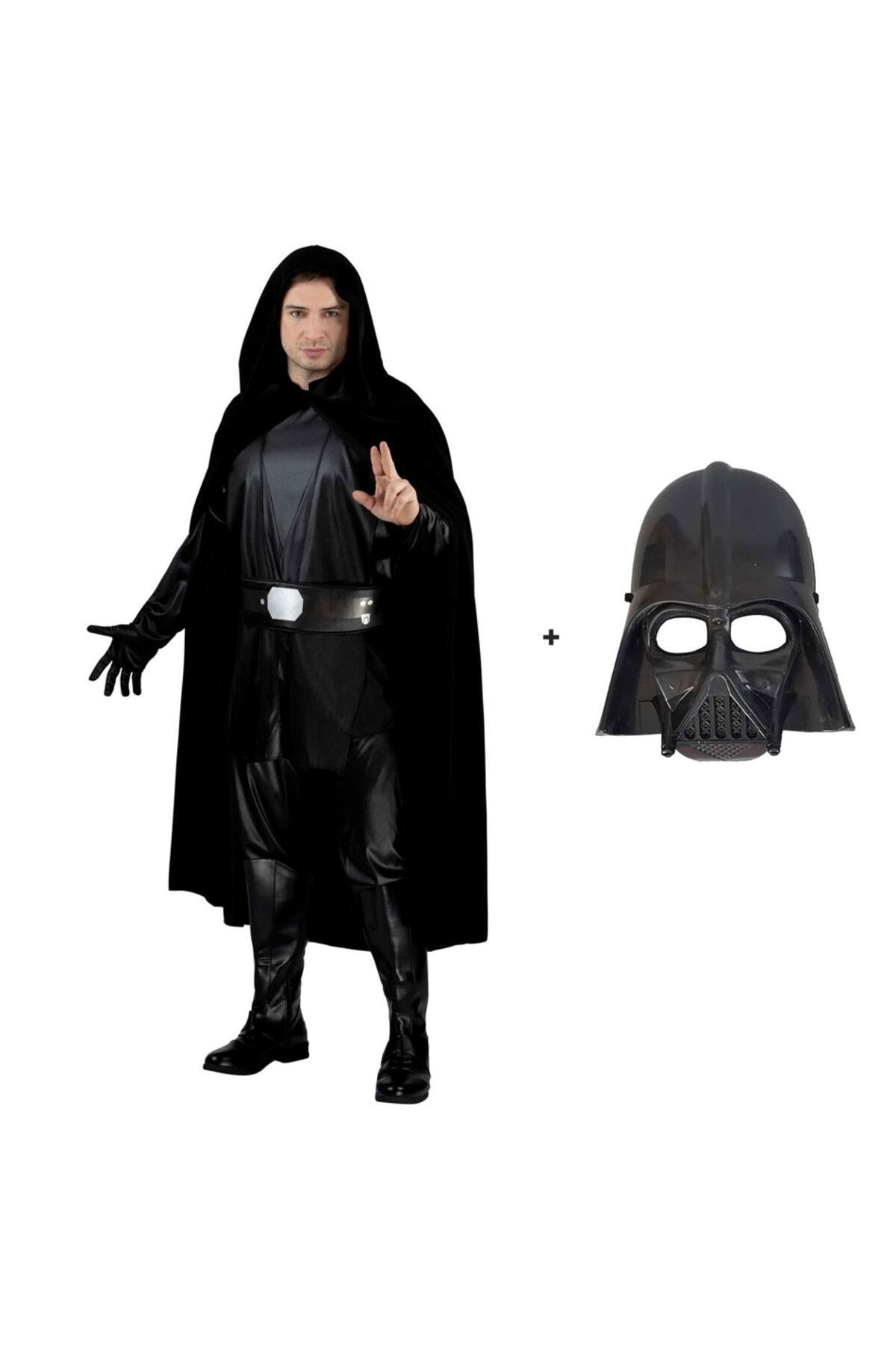 Skygo Star Wars Luke Skywalker Pelerini Yetişkin Ve Maskesi