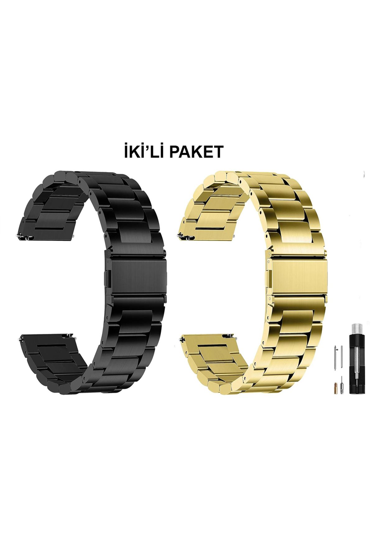 Dexmon Huawei Watch 3 Gt Gt2 Gt2e Gt3 Gt4 Gt 5 Pro Se Elite 46mm Uyumlu 22mm Metal Paslanmaz Çelik Kordon