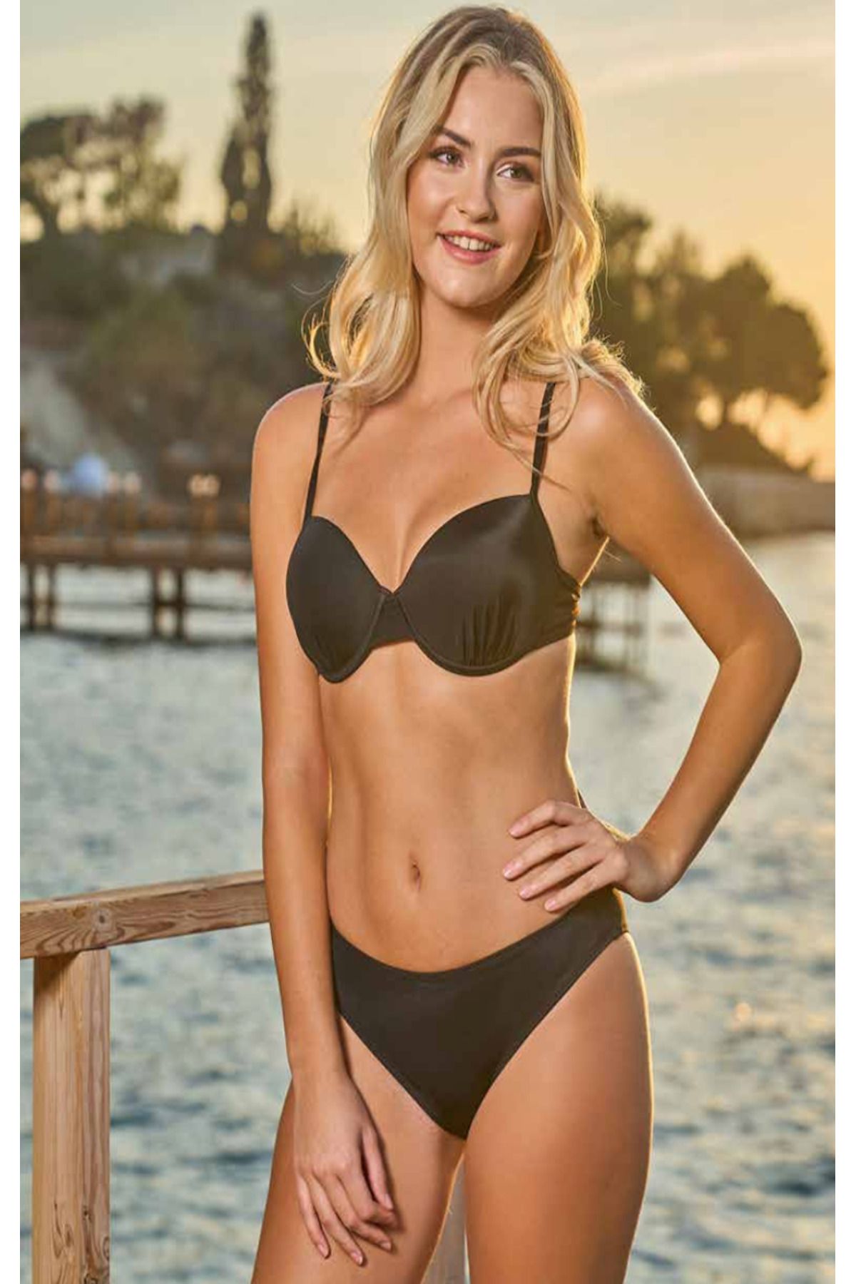Fily İç Giyim ESTİVA Düz Kaplı Bikini Takım