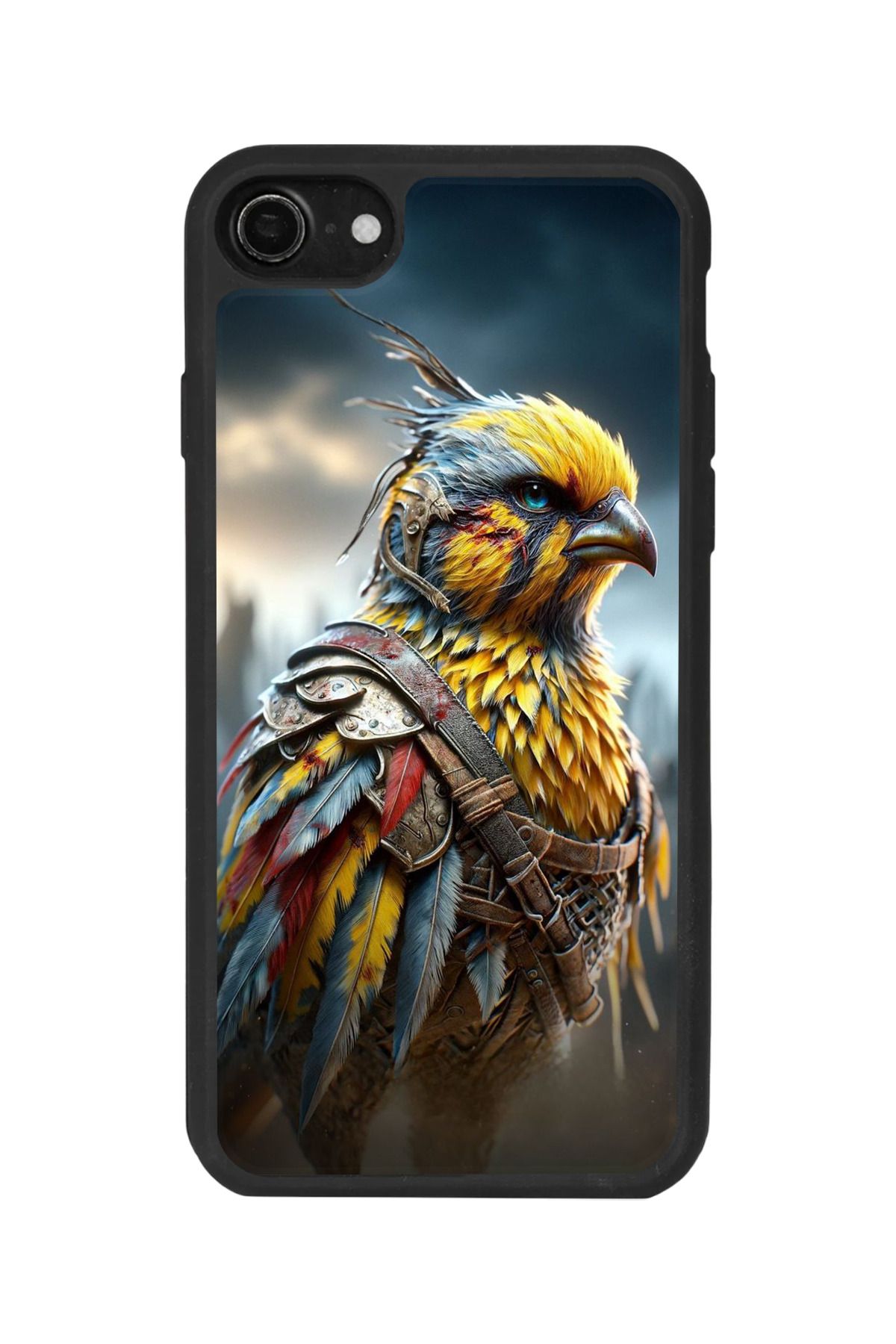 BGAKSESUAR iPhone 7 Uyumlu Mat Siyah Kılıf – Yumuşak Silikon, Koruyucu, Şok Emici Kapak