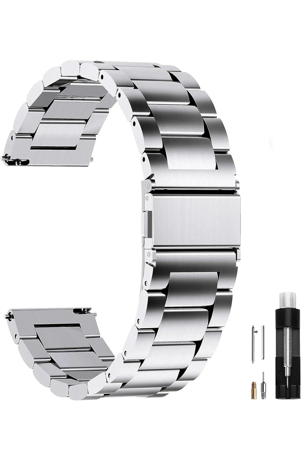 Dexmon Huawei Watch 3 Gt Gt2 Gt2e Gt3 Gt4 Gt 5 Pro Se Elite 46mm Uyumlu 22mm Metal Paslanmaz Çelik Kordon