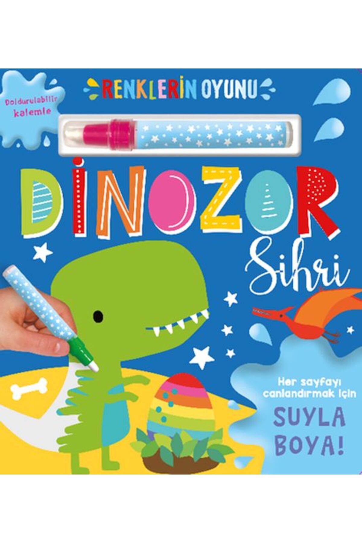 Destek Yayınları Renklerin Oyunu Dinozor Sihri Su Doldurulabilir Kalemli