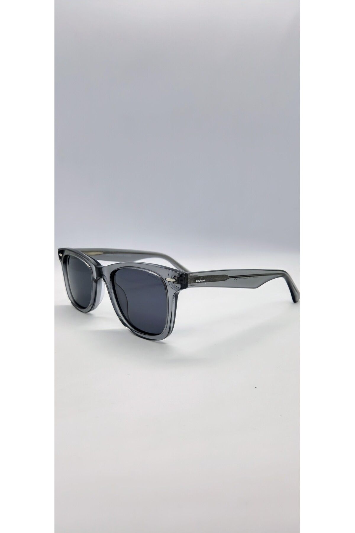 COOLWAY Çekik Model Şeffaf Füme Unisex Güneş Gözlüğü
