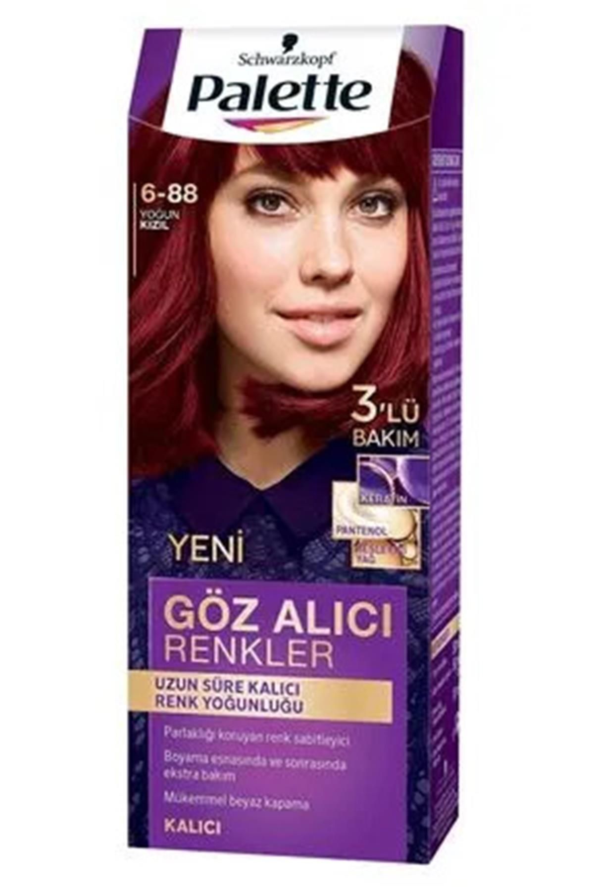 Palette Göz Alıcı Renkler 6-88 Yoğun Kızıl Yeni