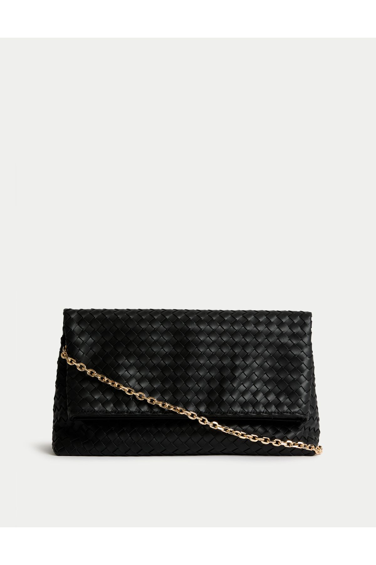 Marks & Spencer Suni Deri Clutch Çanta