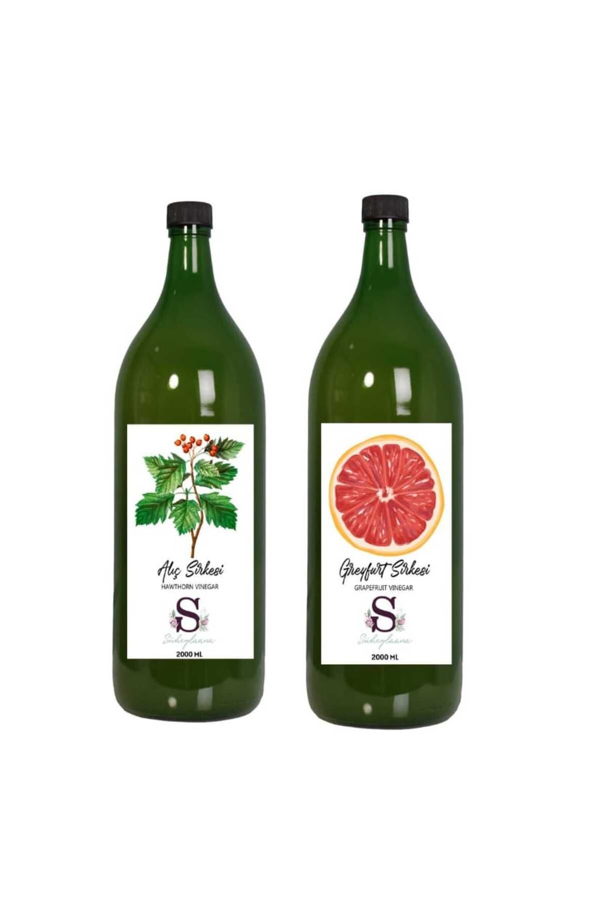 Süheylaana Doğal Alıç Sirkesi 2000 Ml - Doğal Greyfurt Sirkesi 2000 Ml